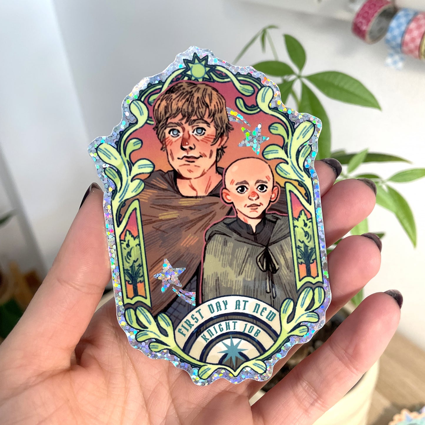 A Knight of the Seven Kingdoms ✦ Glitter Stickers