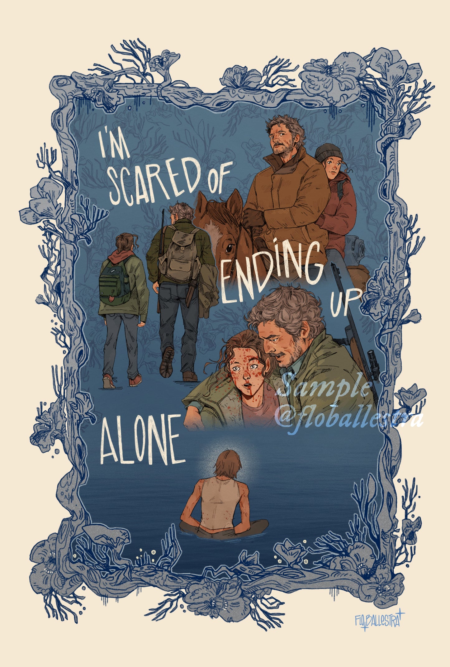 Alone - Art Print