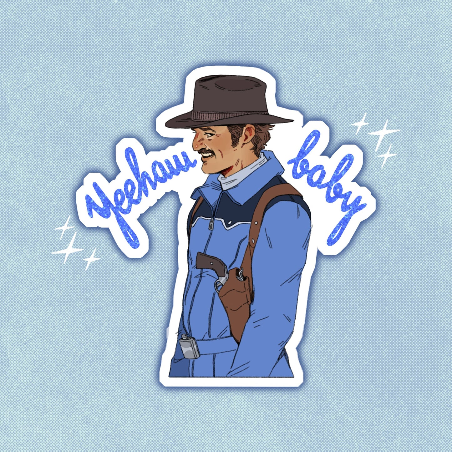 Agent Whiskey ✦ Sparkly Sticker
