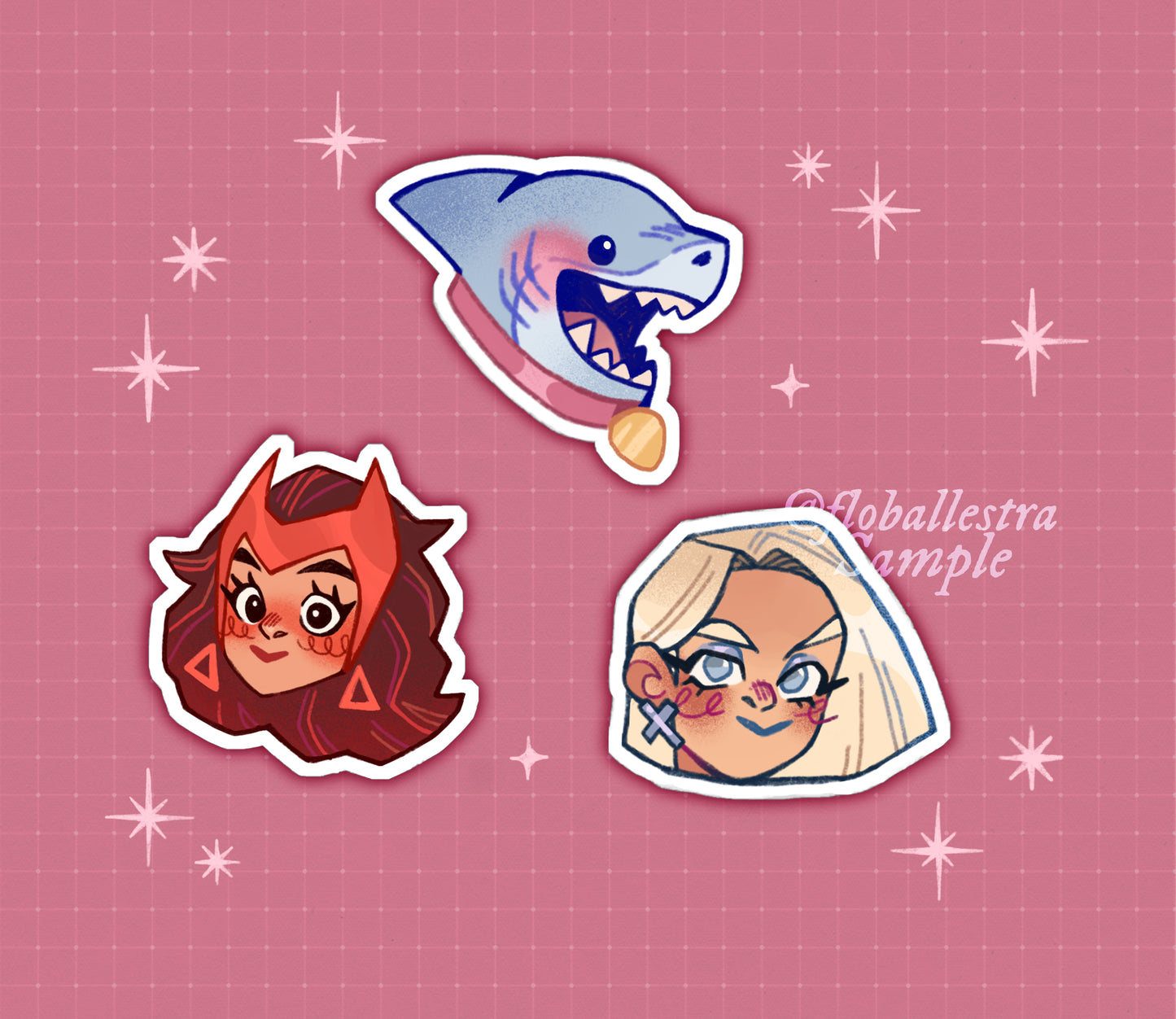 Marvel Rivals Queens (&Jeff!) - Sticker Pack