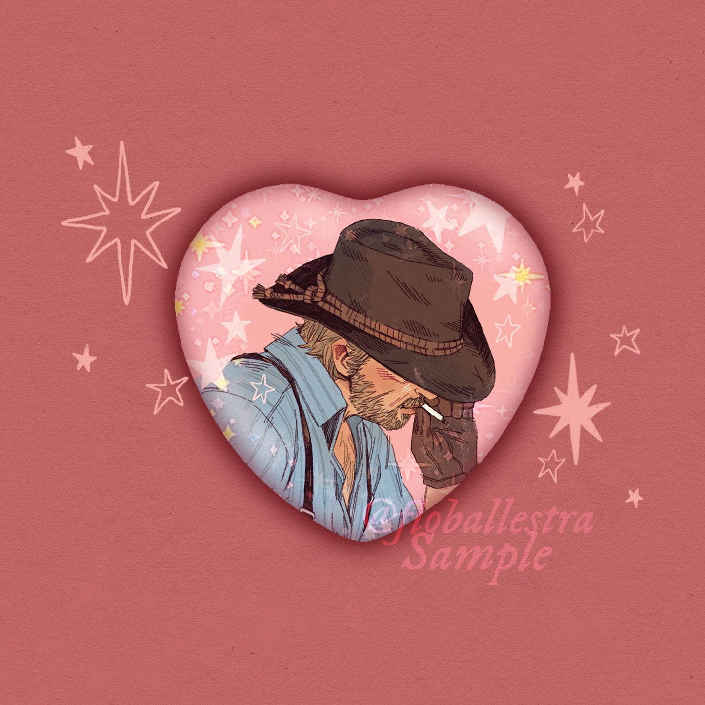 Cowboy Love ✦ Arthur Sparkly Badge