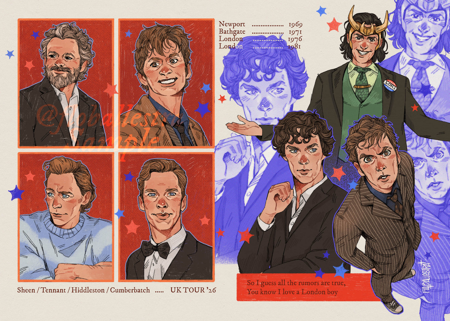Brits // CRUSH! Art Print