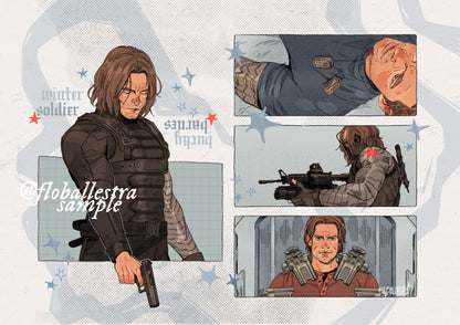 Bucky Barnes - Art Print