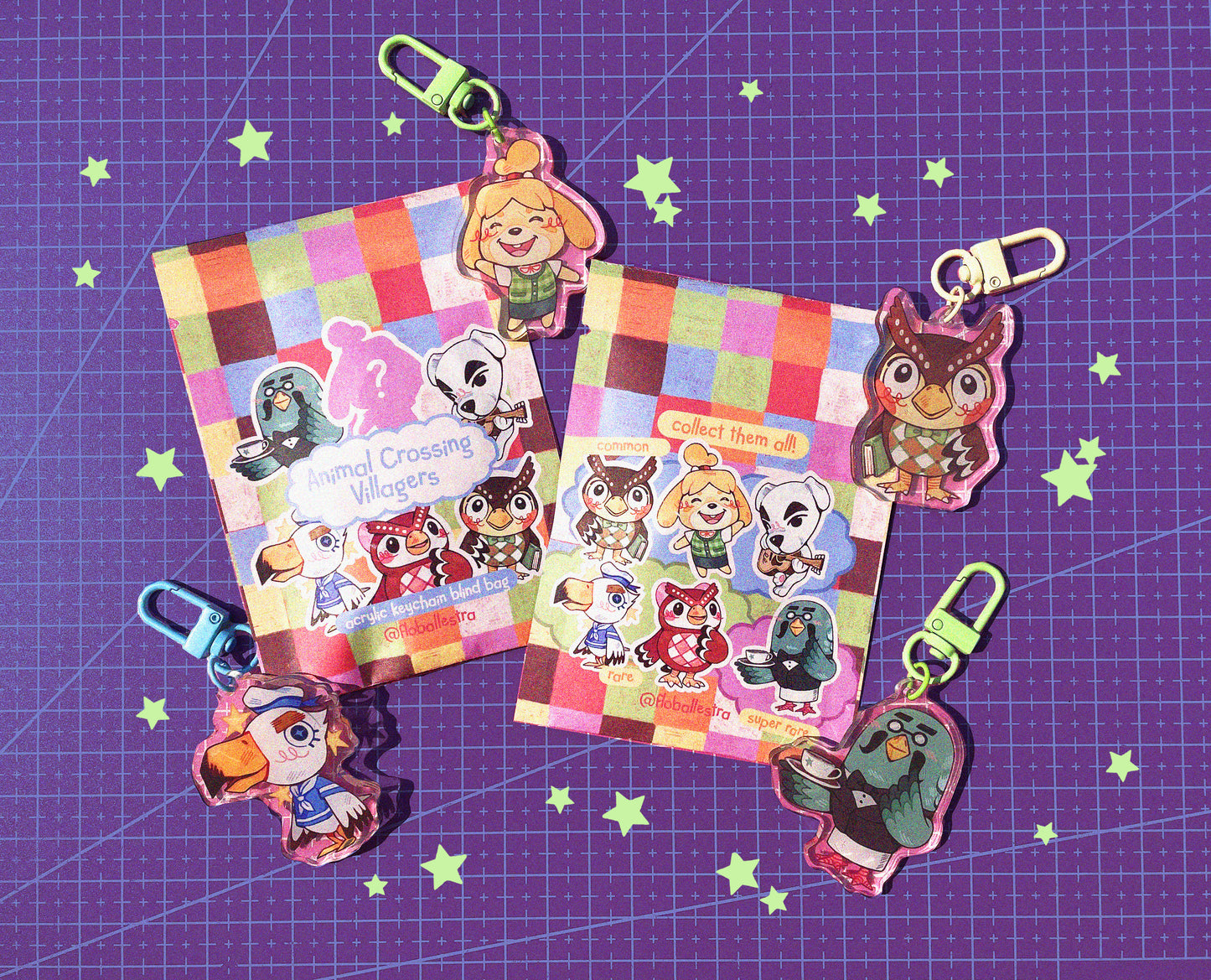 Animal Crossing Villagers ✦ Keychain blind bags