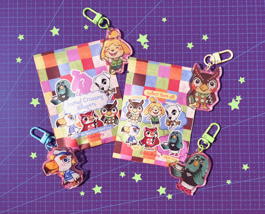Animal Crossing Villagers ✦ Keychain blind bags