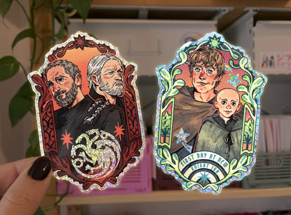 A Knight of the Seven Kingdoms ✦ Glitter Stickers