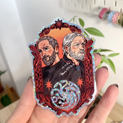 A Knight of the Seven Kingdoms ✦ Glitter Stickers