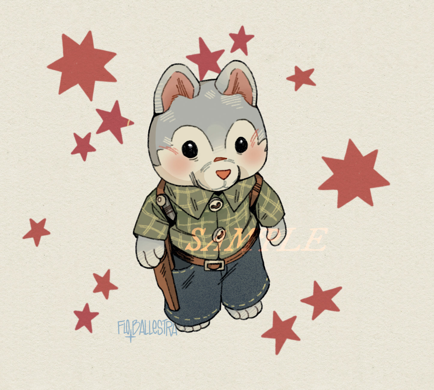 JOEL & ARTHUR ✦ Calico Critters Stickers
