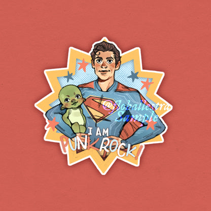 Superman is Punkrock! ✦ Sticker