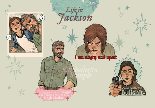 Life in Jackson ✦ Last of Us - Sticker Pack