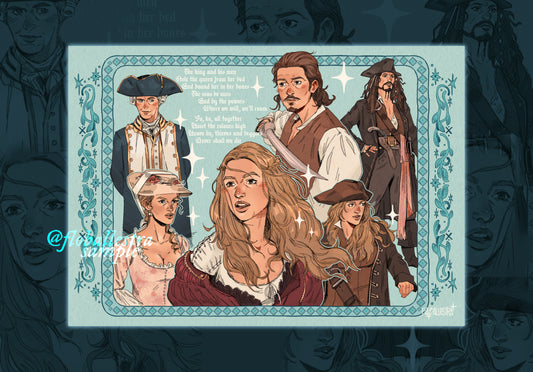 All Hail the Pirate King - Art Print