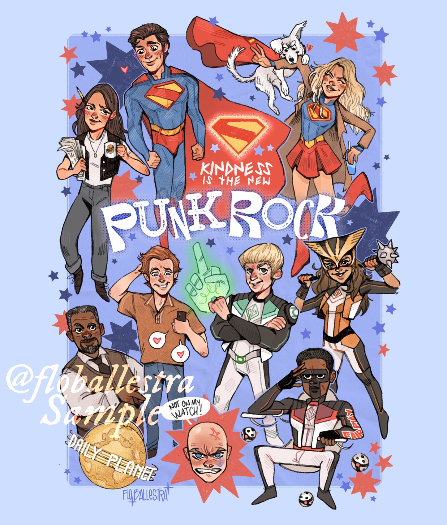 Kindness is Punkrock - Art Print