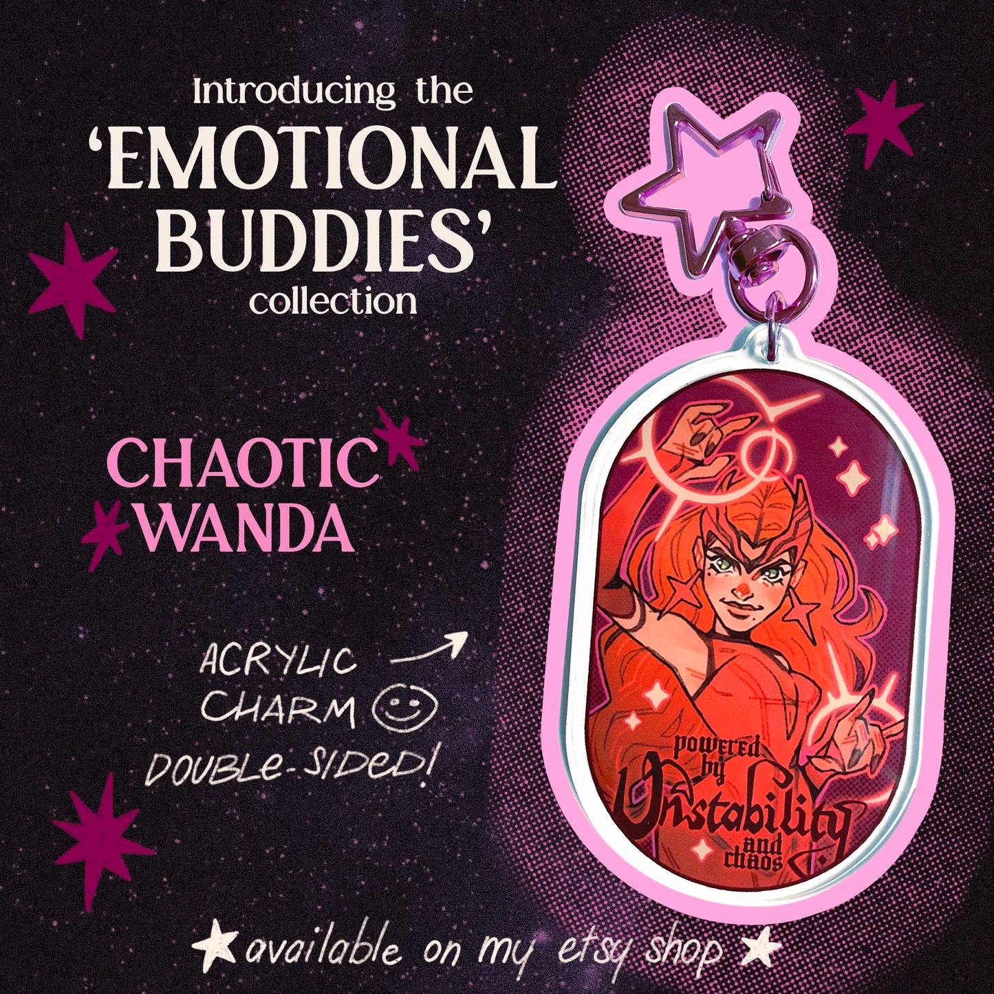 Emotional Buddies ✦ Superhero Keychains