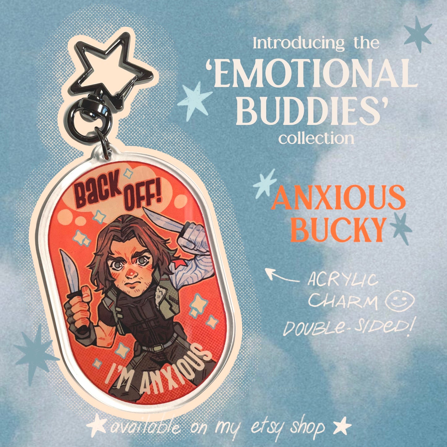 Emotional Buddies ✦ Superhero Keychains