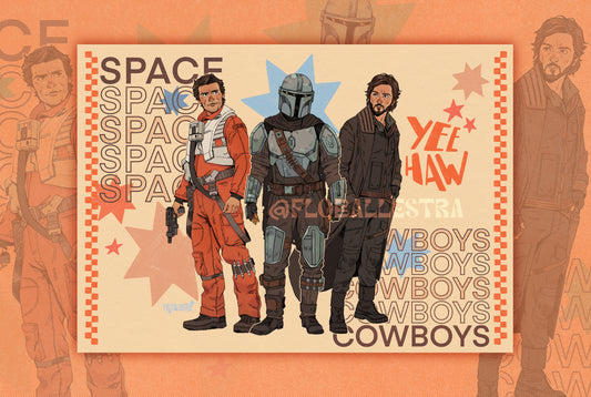 Space Cowboys - Art Print