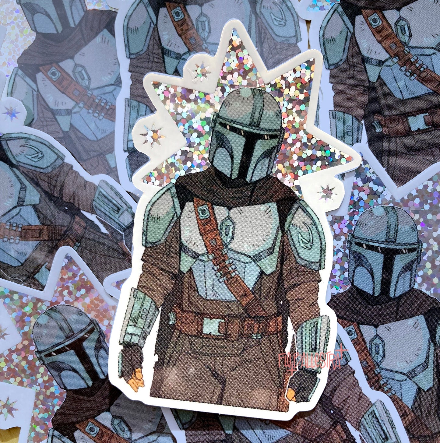 Mando ✦ Sparkly Stickers