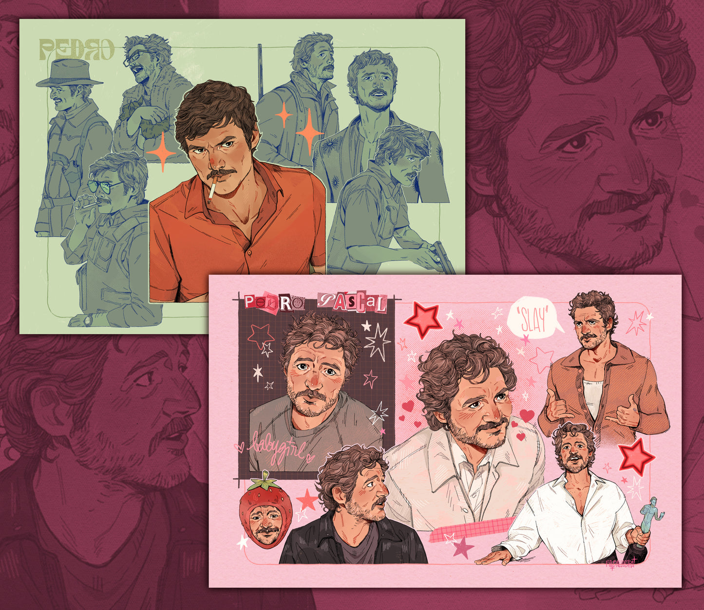Pedro Pascal - Art Prints