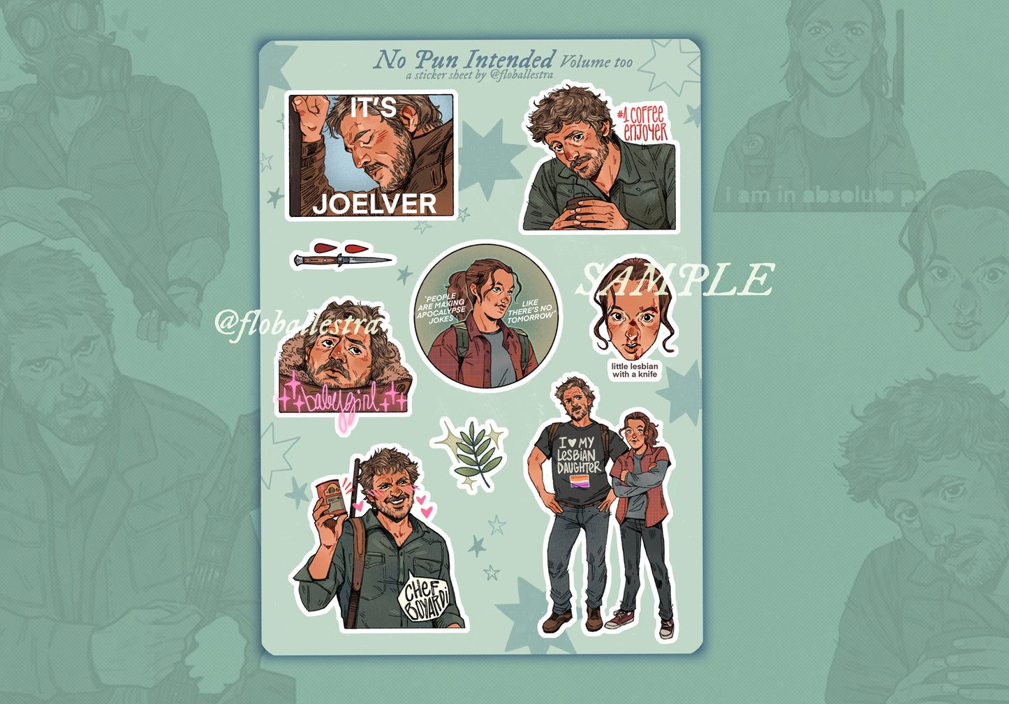 No Pun Intended! The Last of Us - Sticker Sheet