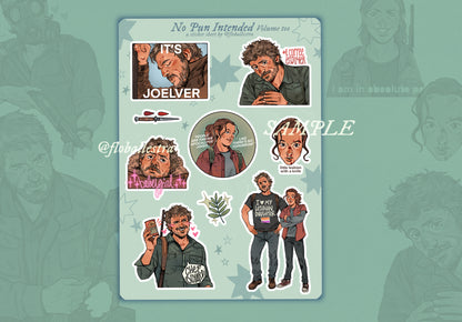 No Pun Intended! The Last of Us - Sticker Sheet