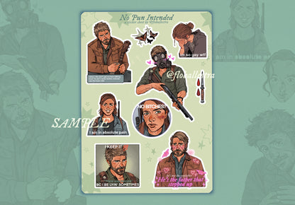 No Pun Intended! The Last of Us - Sticker Sheet