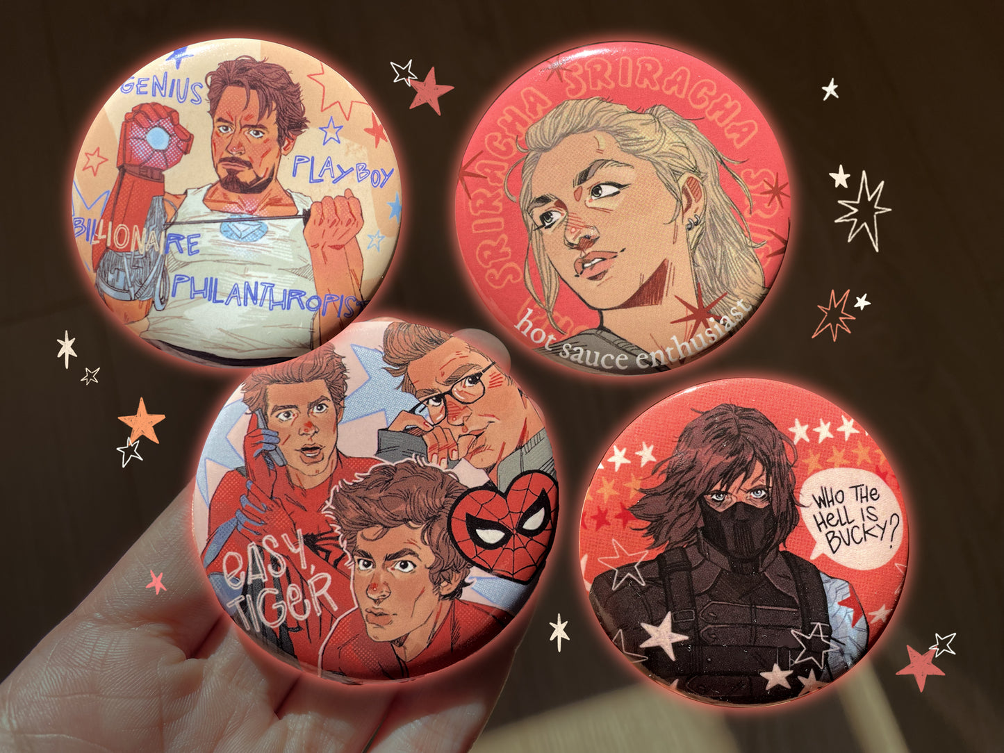 MCU'S Mightiest heroes ✦ Badges