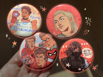 MCU'S Mightiest heroes ✦ Badges