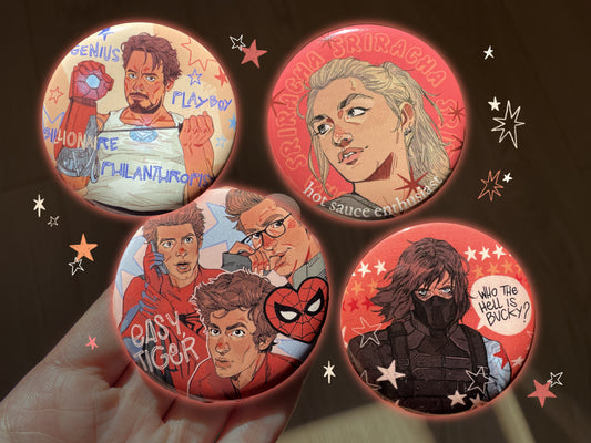 MCU'S Mightiest heroes ✦ Badges