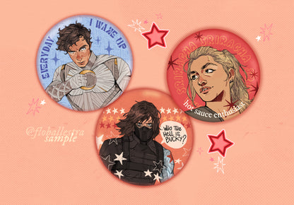 MCU'S Mightiest heroes ✦ Badges