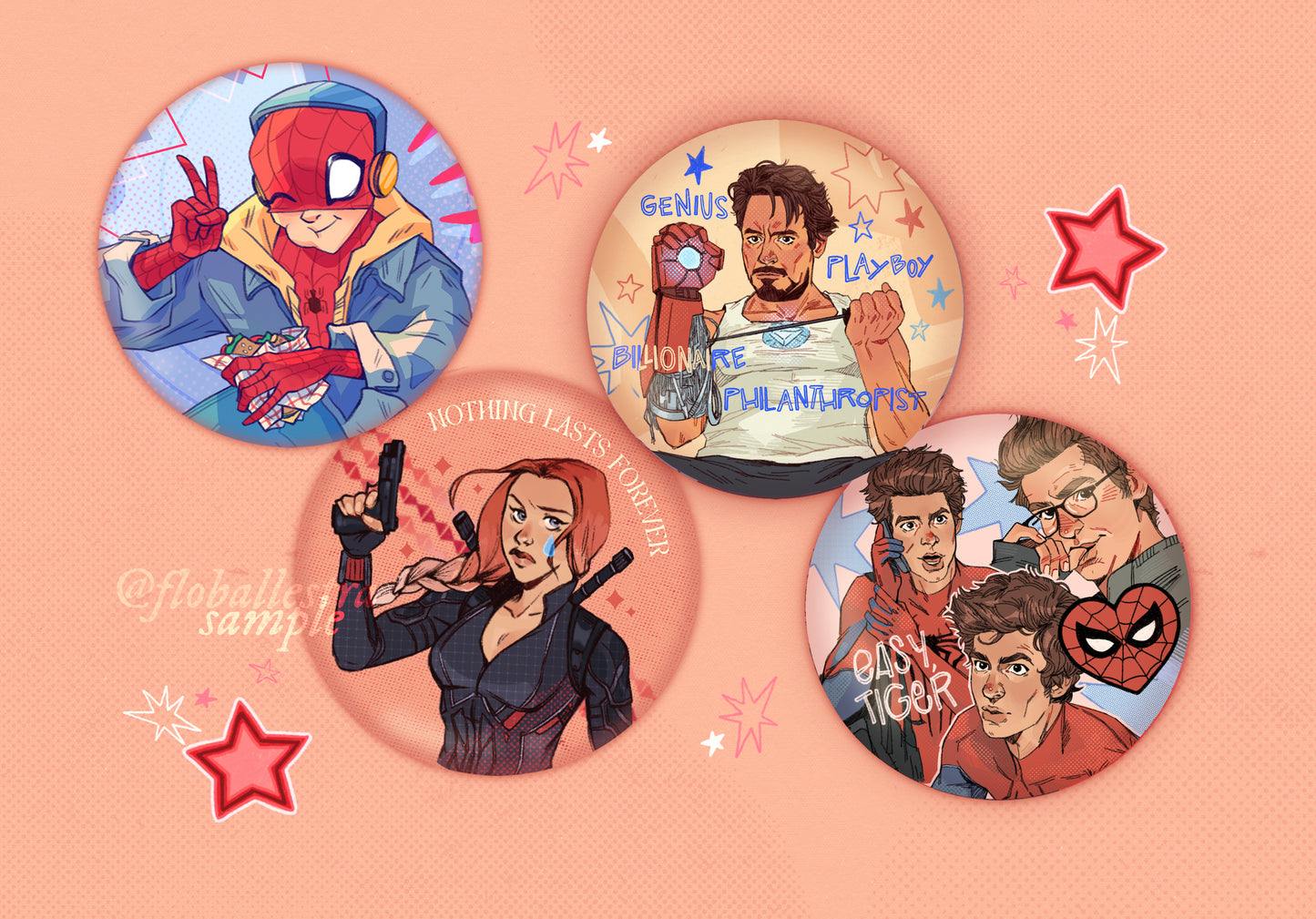 MCU'S Mightiest heroes ✦ Badges