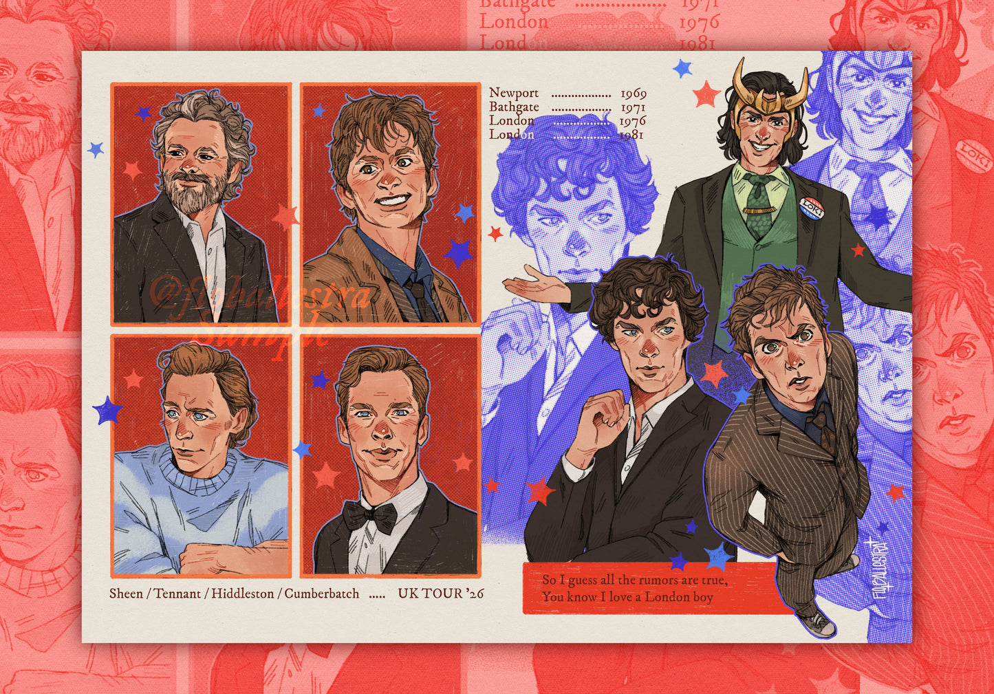 Brits // CRUSH! Art Print