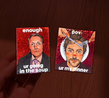 Good Soup ✦ Hannibal Sparkly Stickers