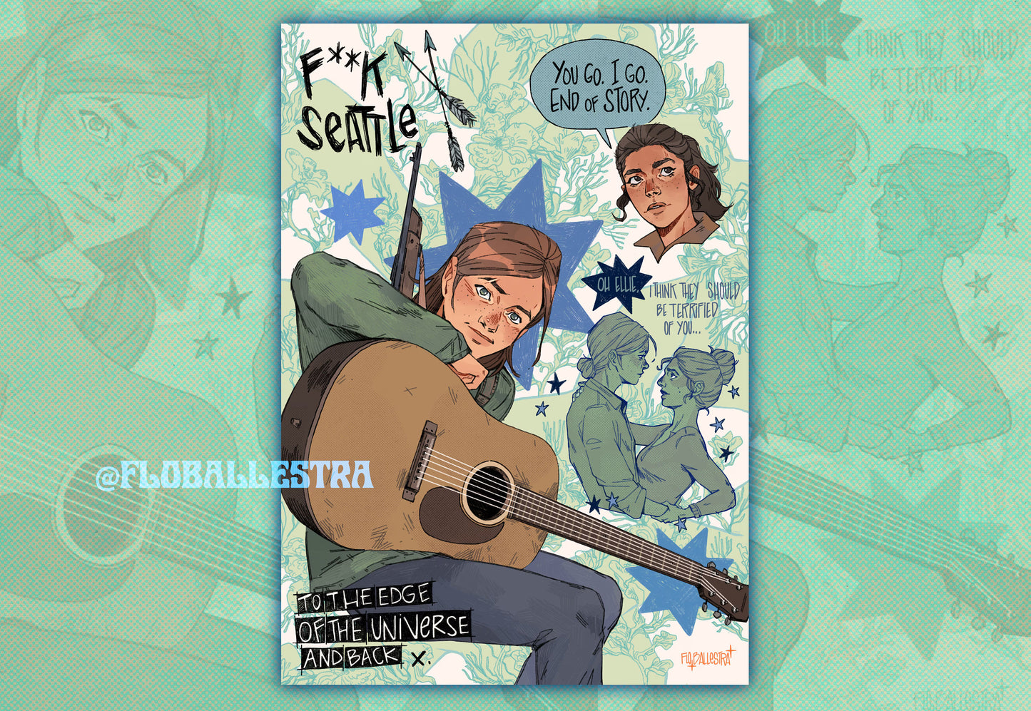 Ellie F* Seattle - Art Print