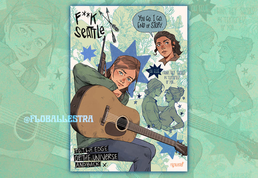 Ellie F* Seattle - Art Print