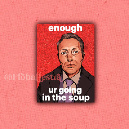 Good Soup ✦ Hannibal Sparkly Stickers