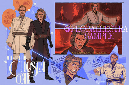 Brothers // Anakin & ObiWan - Art Print