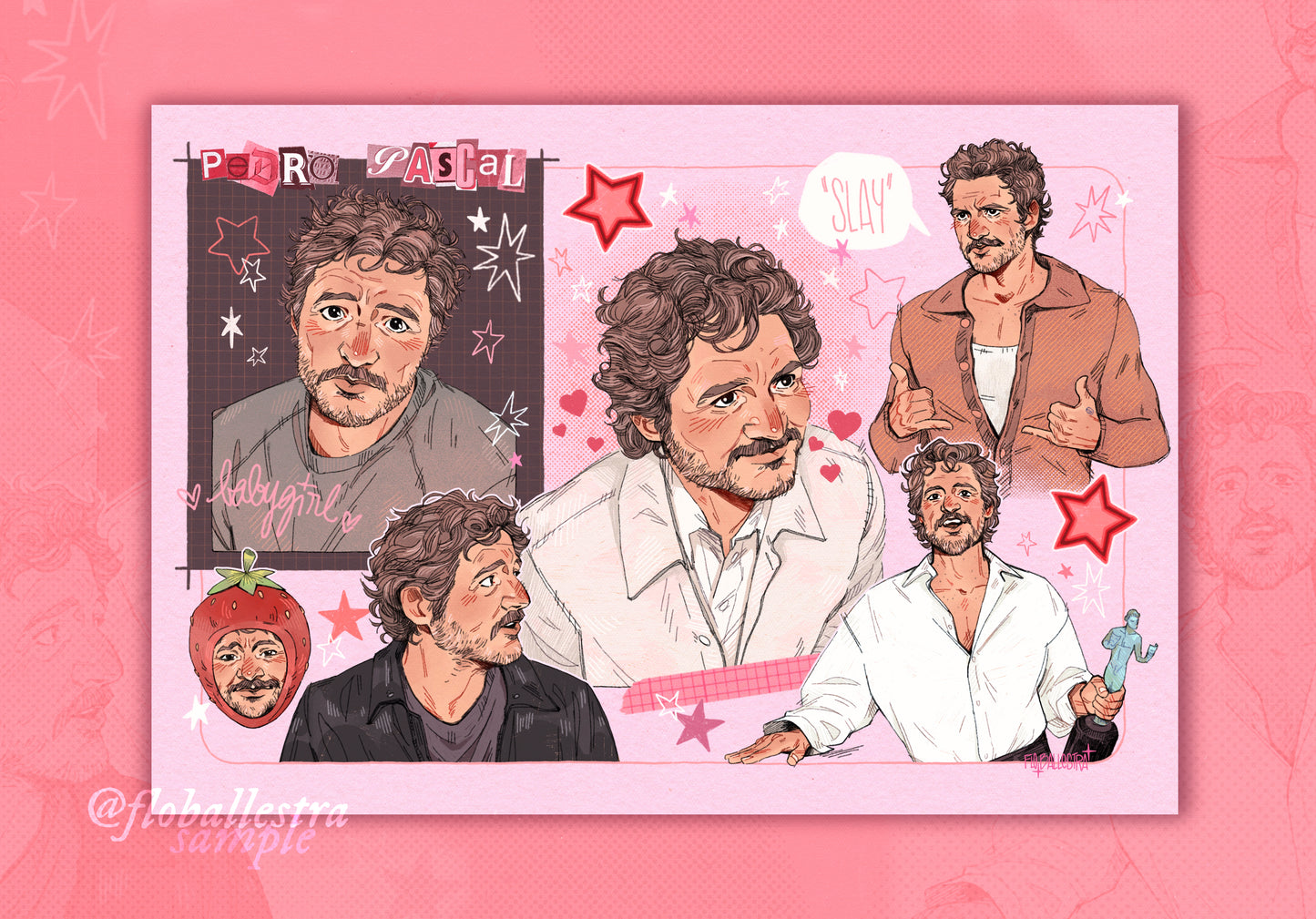 Pedro Pascal - Art Prints