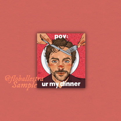 Good Soup ✦ Hannibal Sparkly Stickers